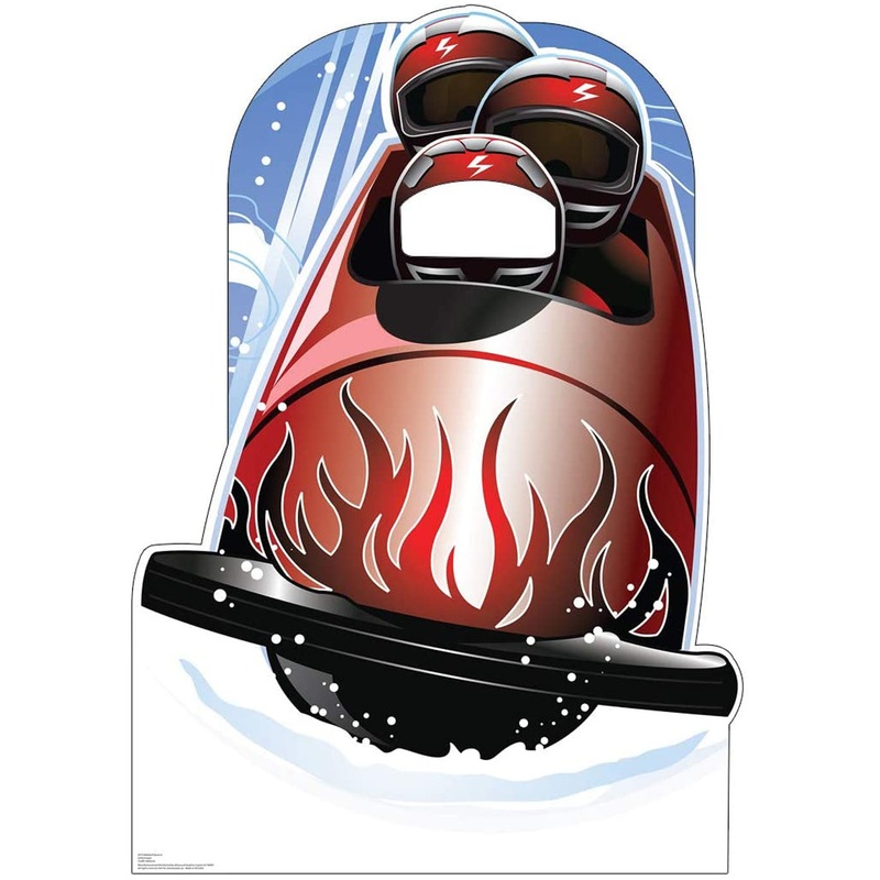 Bobsled Stand-in Standee 39"W x 55"H
