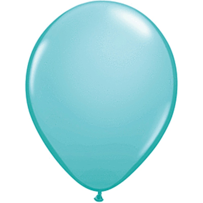 Caribbean Blue 5 inch Qualatex Professional Quality Latex Balloon 100 count package