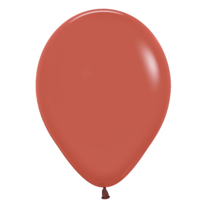 Deluxe Terracotta 5 inch betallatex Profesional Quality Latex Balloon 100 count package