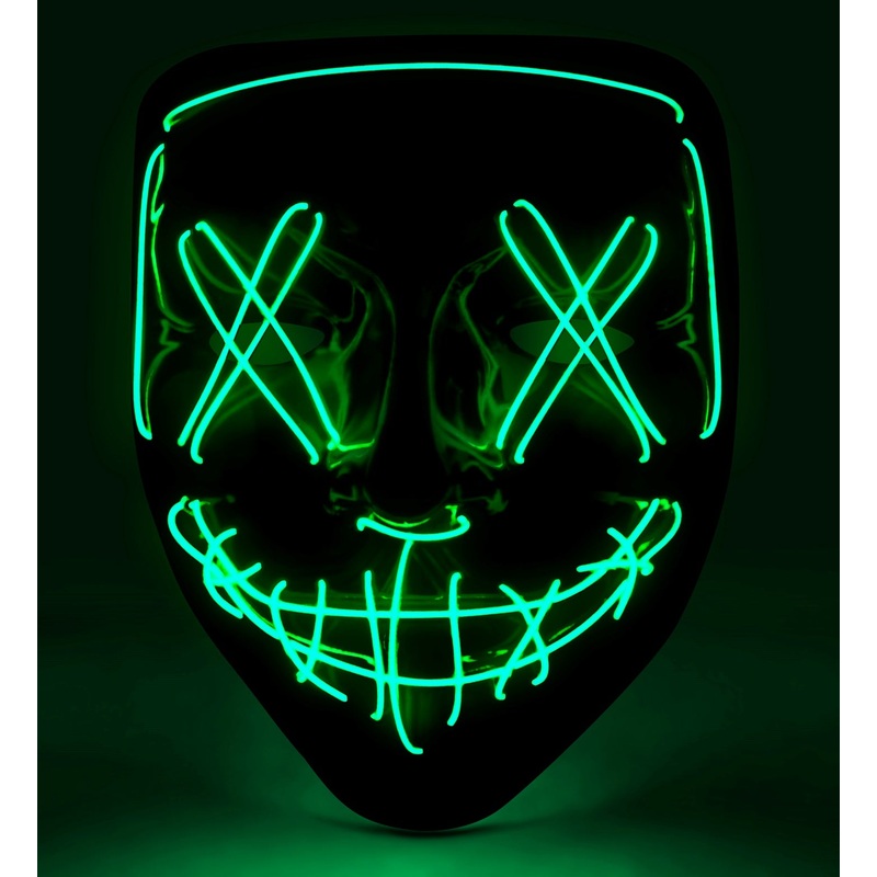 Green LED Scary Purge Mask