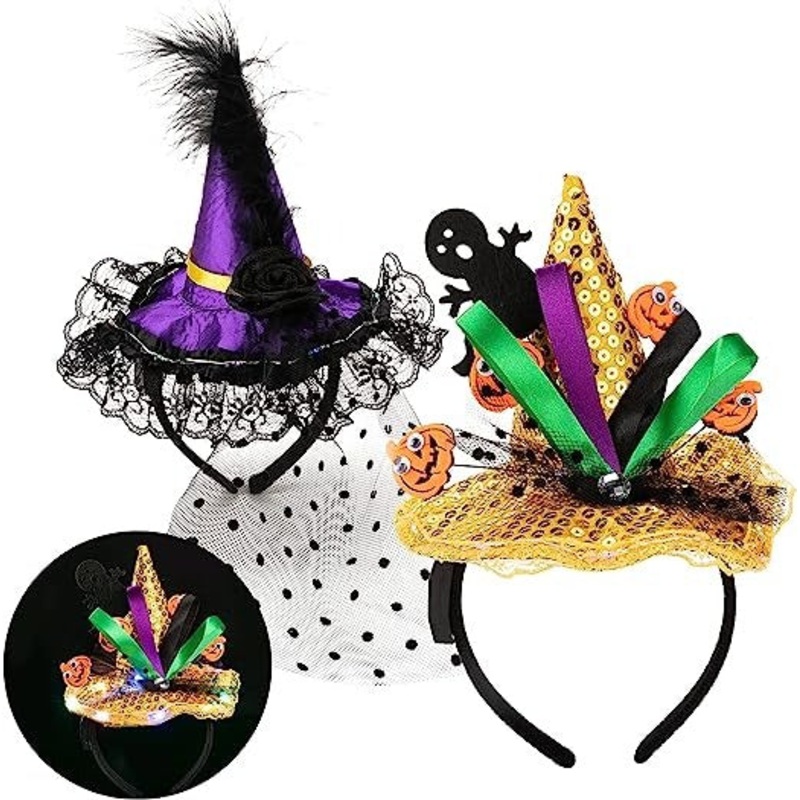 Halloween LED Headband Hat