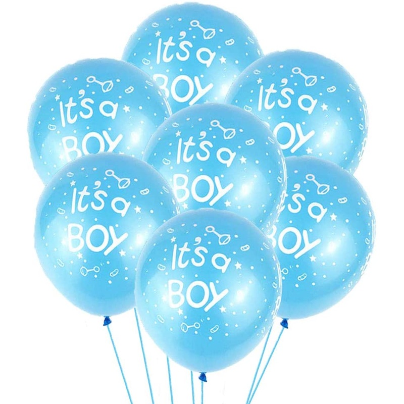 It's a Boy Balloons, 12inch (7 pack)