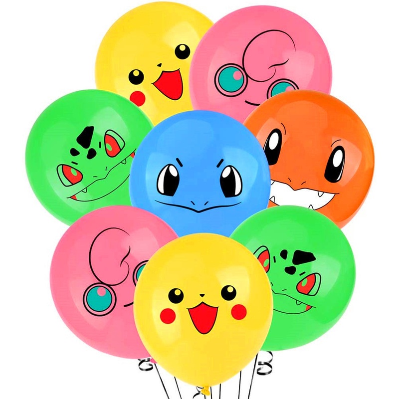 Pokemon Latex Balloons (Pack of 8)
