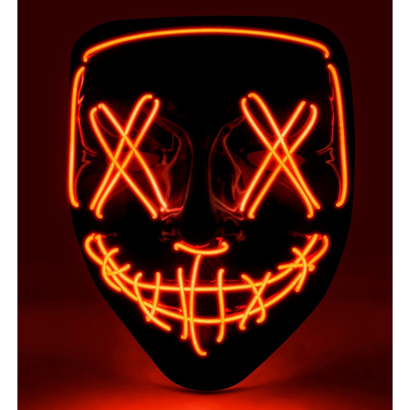 Red LED Scary Purge Mask