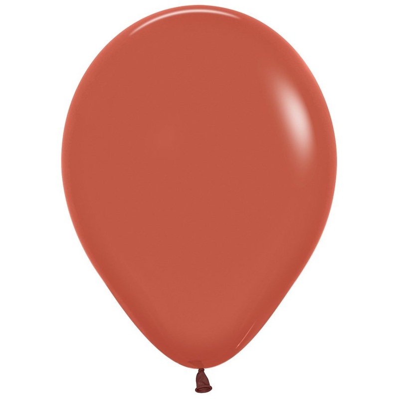 Terracotta 11 inch betallatex Profesional Quality Latex Balloon 100 count package