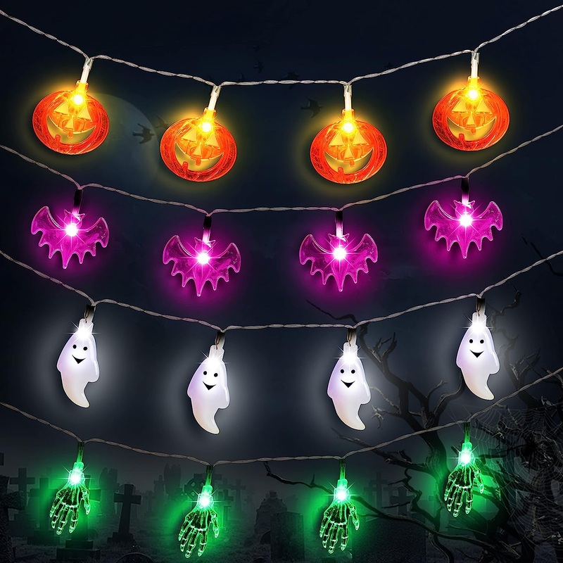 4Pcs 15ft LED Halloween Fairy Lights
