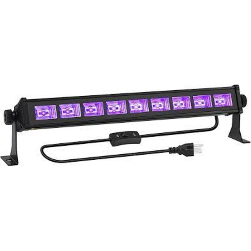 9 Head LED Blacklight Bar