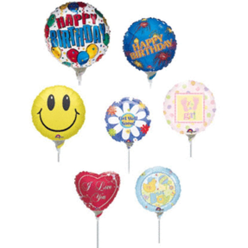 Air Filled Assortment - Everyday 9" Air-fill Balloon (requires heat sealing) (18 count)