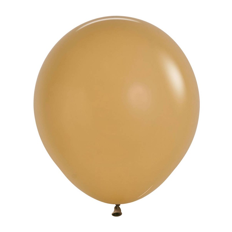 Fashion Latte 6 Pack 45cm Latex Balloons