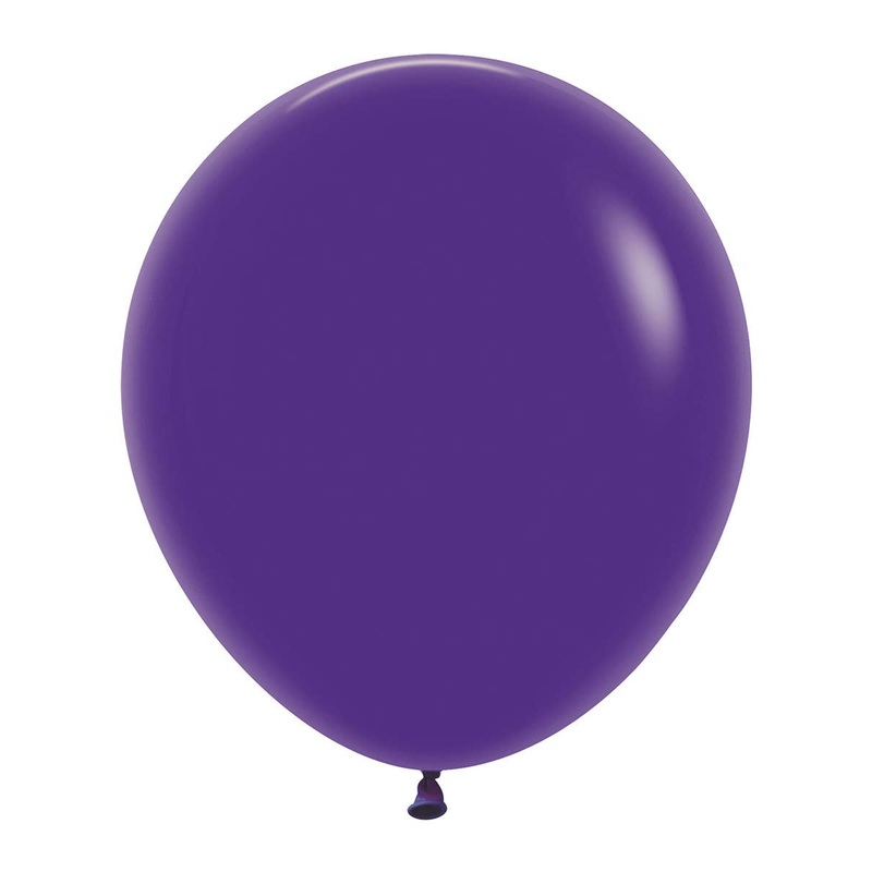Fashion Purple Violet 6 Pack 45cm Latex Balloons
