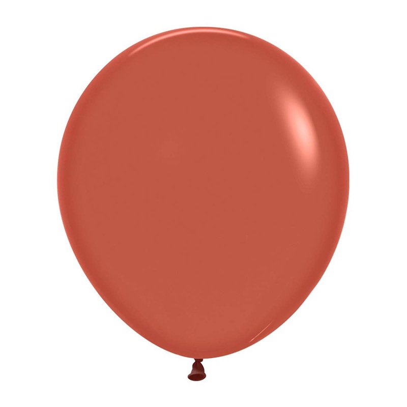 Fashion Terracotta 6 Pack 45cm Latex Balloons