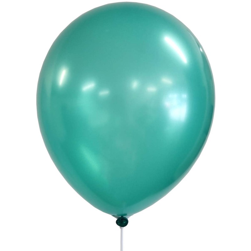 Green 30cm Pack of 10 Solid Colour Latex Balloons