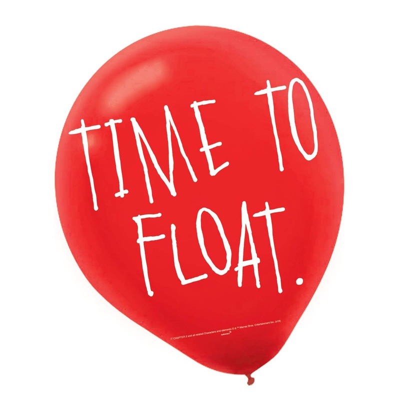 IT Pennywise Jumbo 60cm 2 Pack Latex Halloween Balloons