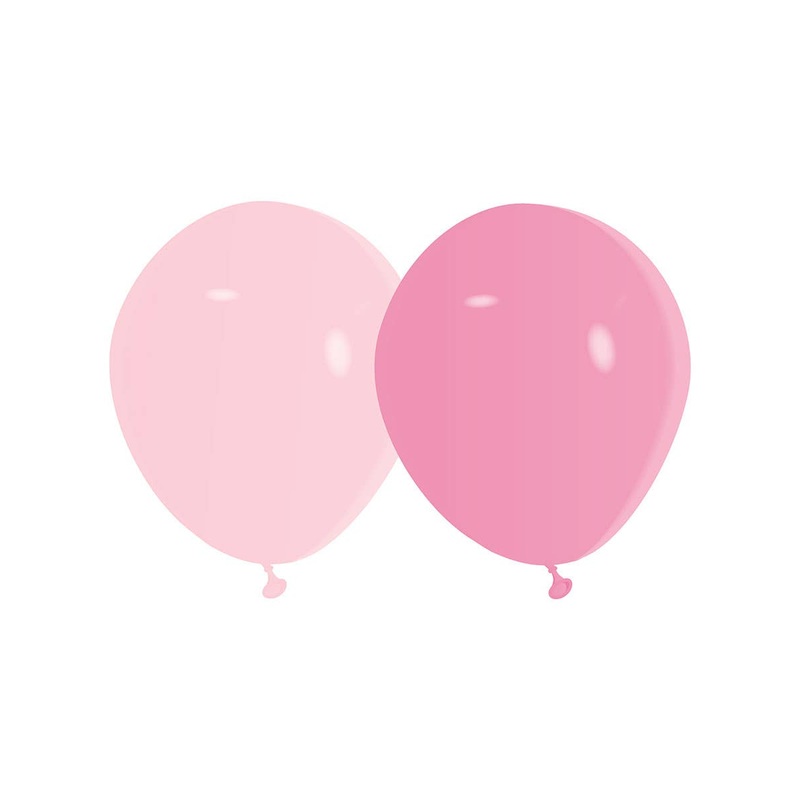 Pink Colours 20 Pack Small 12cm Latex Balloons