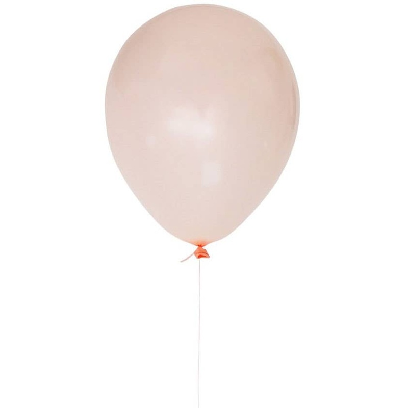 Salmon Orange 25 Pack 30cm Latex Balloons