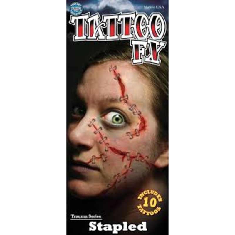 Stapled Trauma Tattoo FX