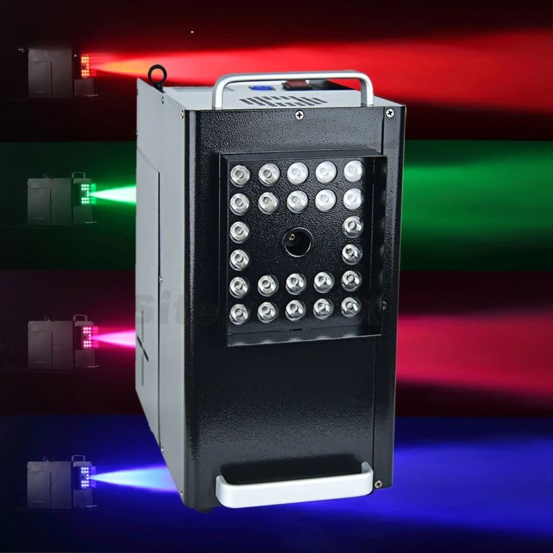 1500W DMX LED Remote Smoke Machine with Multi-Color Effects