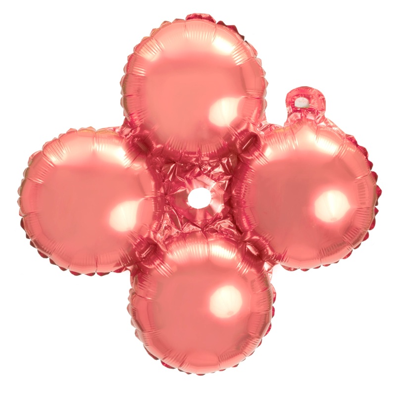 16" Quad Mylar Balloon 50pc/pack - Rose Gold