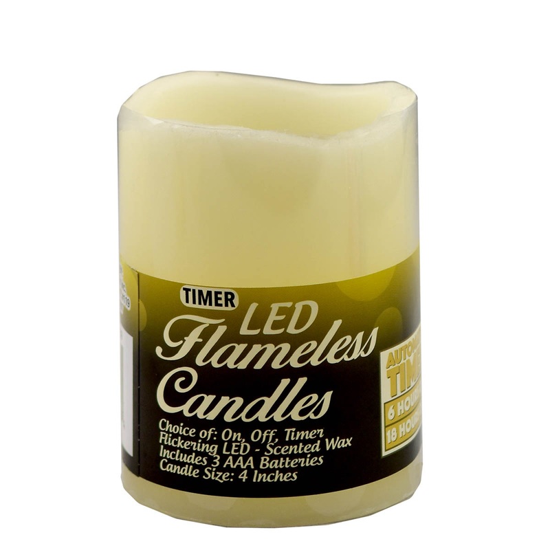 4in Scented LED Candle | Christmas
