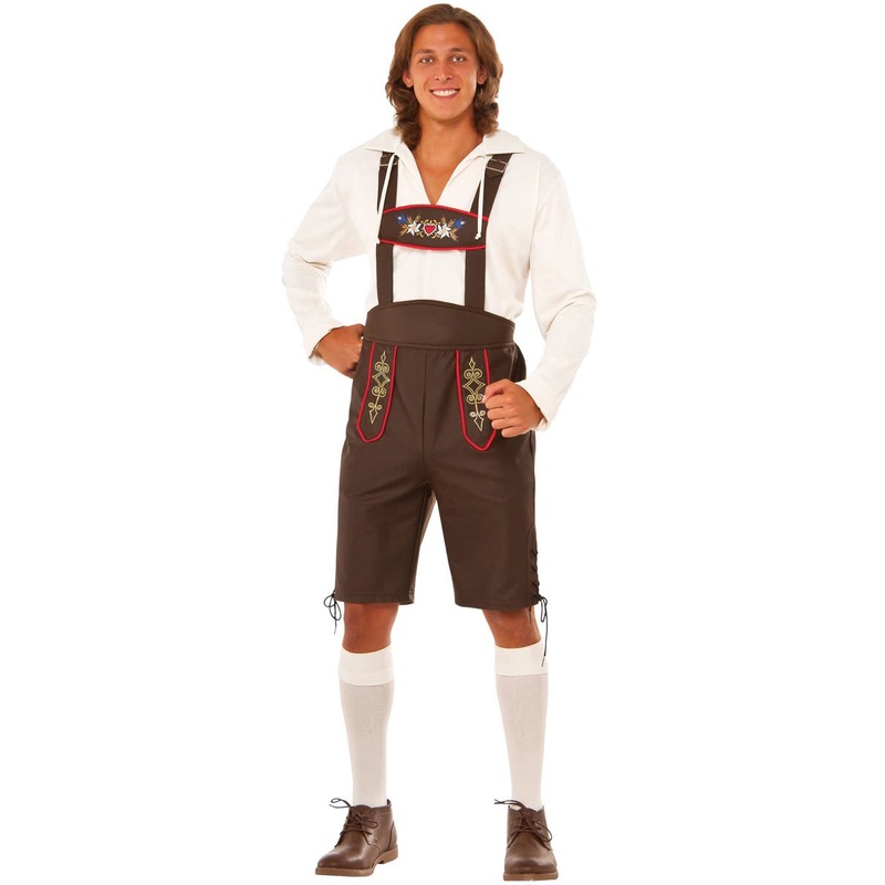 Beer Garden Mens Oktoberfest Lederhosen Costume