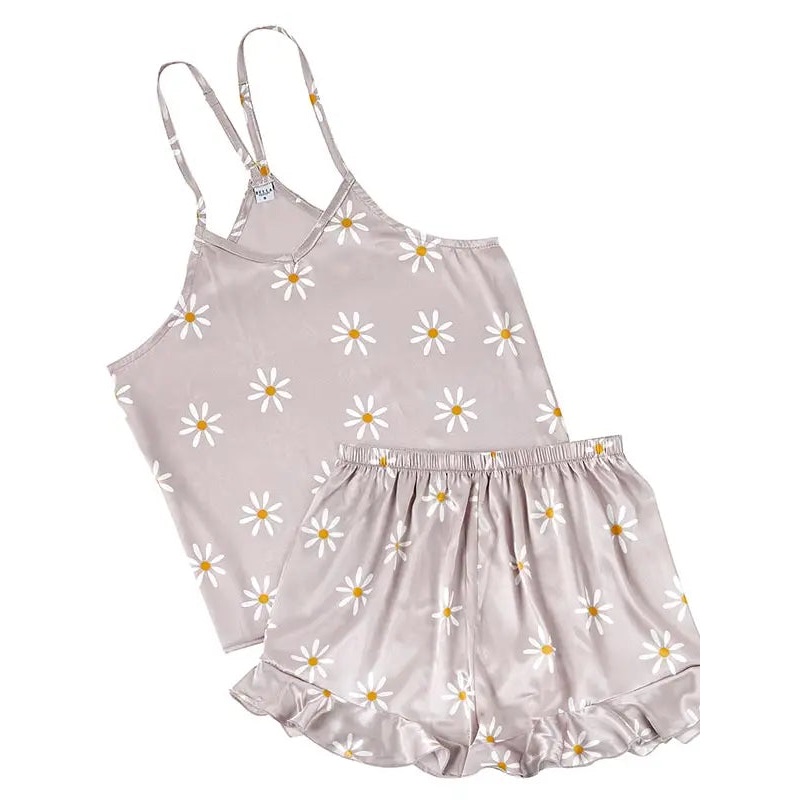 Cami + Ruffled Short - Daisy
