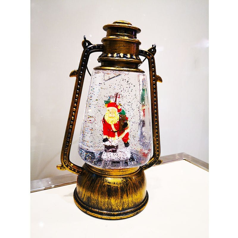 Christmas Warn LED Snow Globe Water Lantern