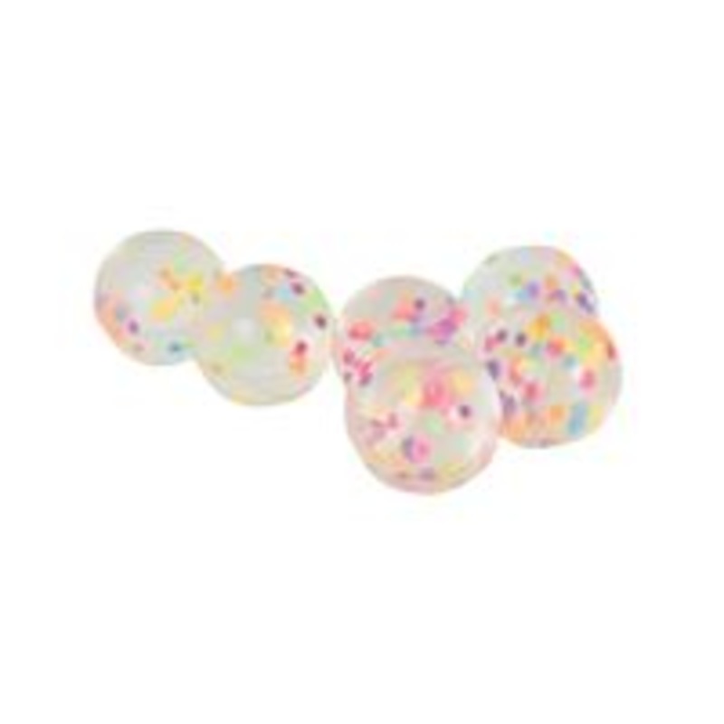 Confetti Filled Bounce Ball Favors  8ct