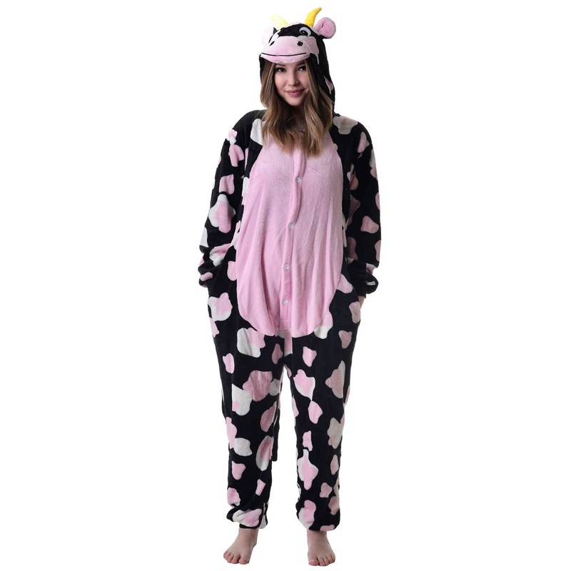 Dappled Cow Adults Onesie Costume