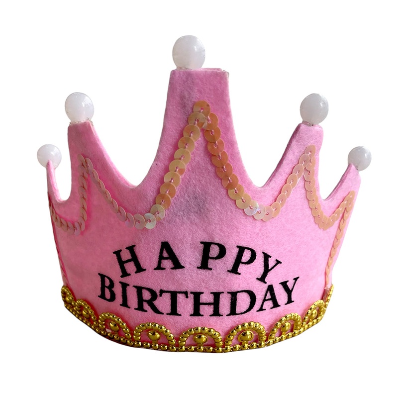 Glow in the Dark Princess LED Birthday Crown