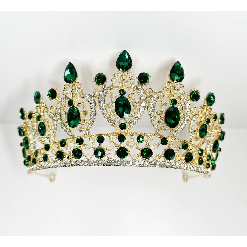 Gold Jeweled Tiara