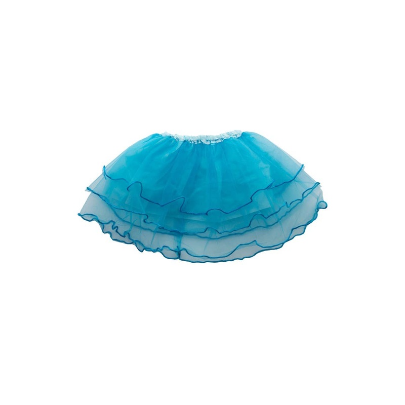 Layered Mesh Girls Blue Frilled Costume Tutu