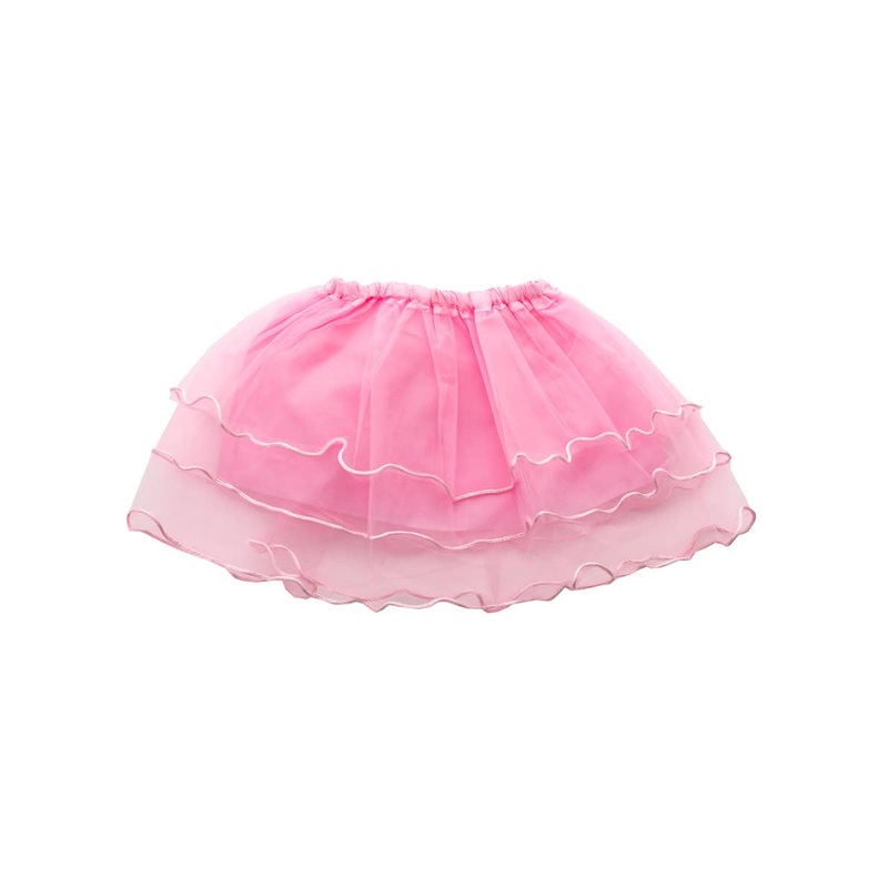 Layered Mesh Girls Pink Frilled Costume Tutu