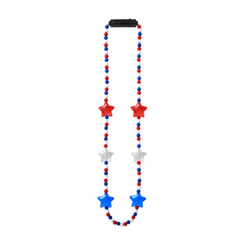 LED Patriotic Star Necklace