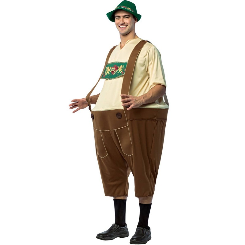 Lederhosen Hoopster Mens German Funny Oktoberfest Costume
