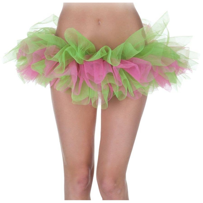 Ruffled Green and Pink Costume Tutu
