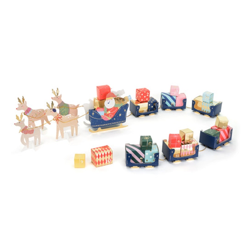 Santa's Sled Advent Calendar