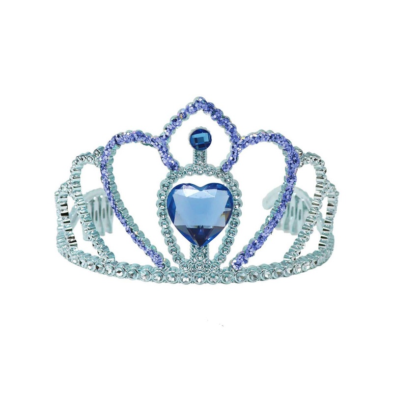 Sapphire Blue Jewelled Girls Princess Costume Tiara