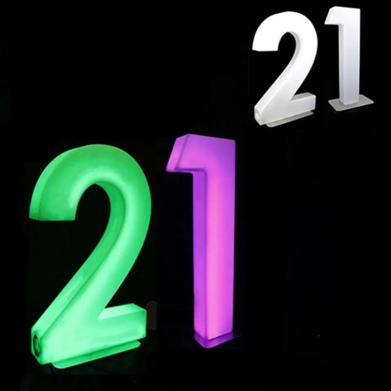 21 Giant LED Number Hire