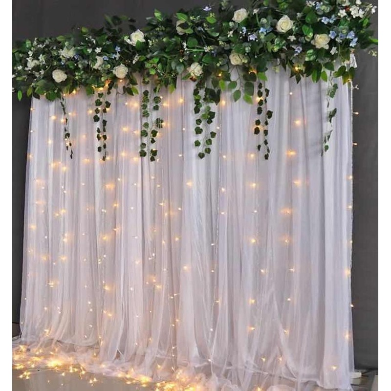 300 LEDs Indoor Outdoor, 8 Modes Waterproof Curtain lights/Party Backdrop/Christmas Tree Lights