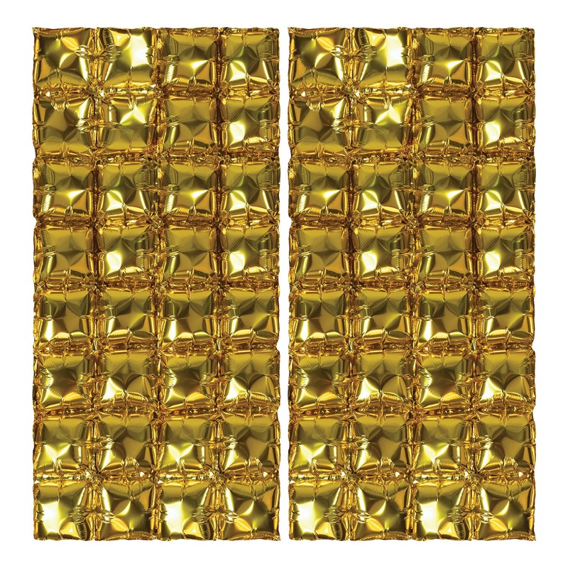 Gold Foil Party Balloon Backdrops (12 Packages)
