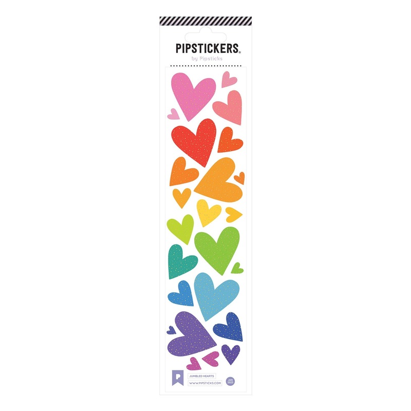 Jumbled Hearts Stickers