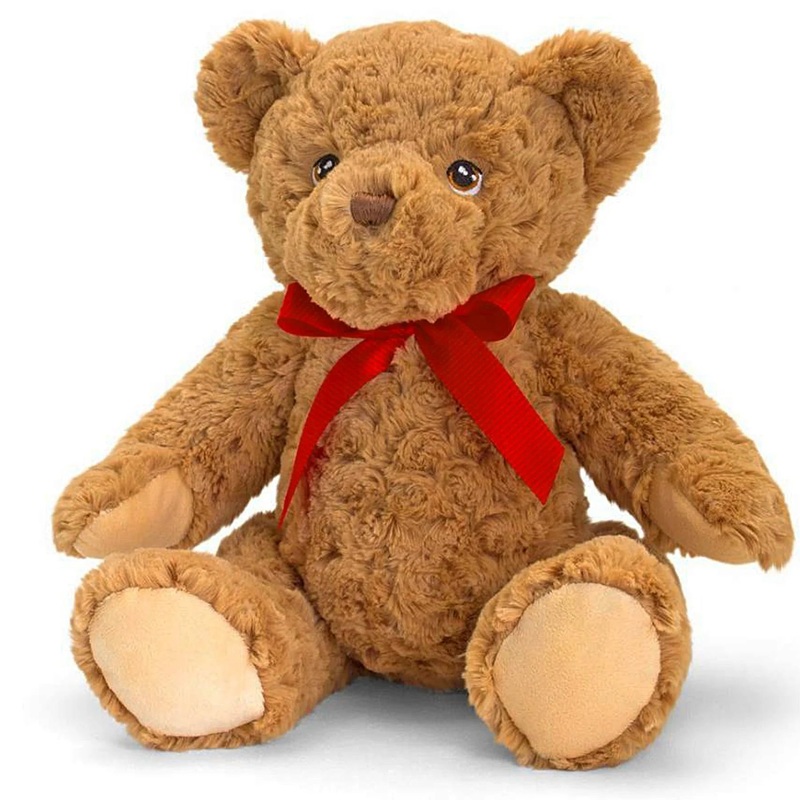 Keel Toys 100% Recycled Cuddly Bear Soft Toy