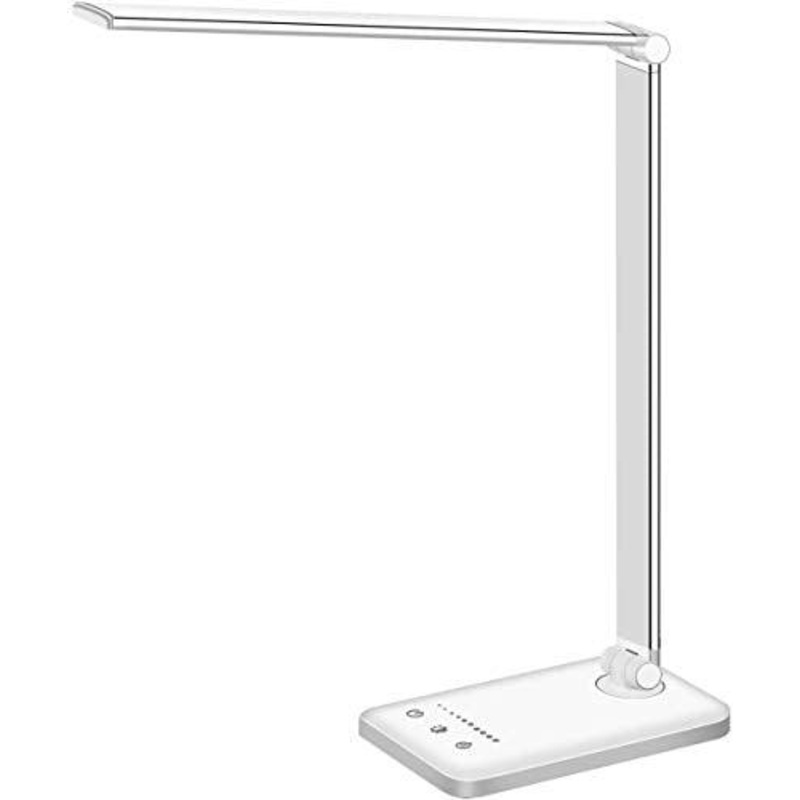 LED Desk Lamp, Eye-Caring Table Lamps, Natural Light Protects Eyes, 5 Modes, 10 Brightness Levels, Touch Control