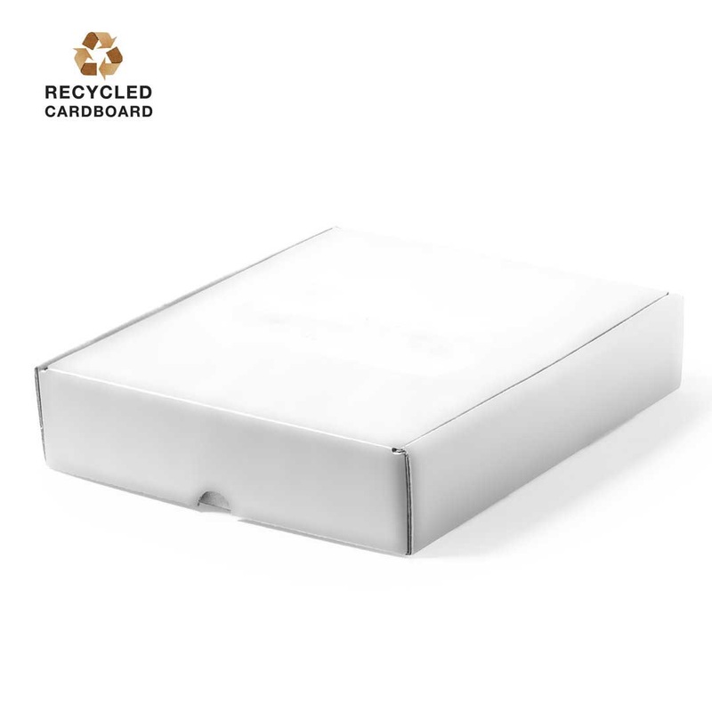 M Recycled Gift box - White - 21 x 5 x 25 cm