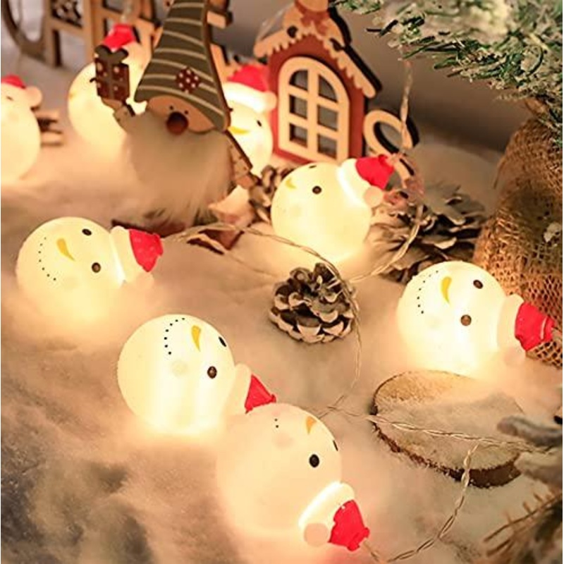 Santa Claus String Lights, Remote Control Battery Box, led Lights, Christmas Tree Decoration Lights (Without Batteries)