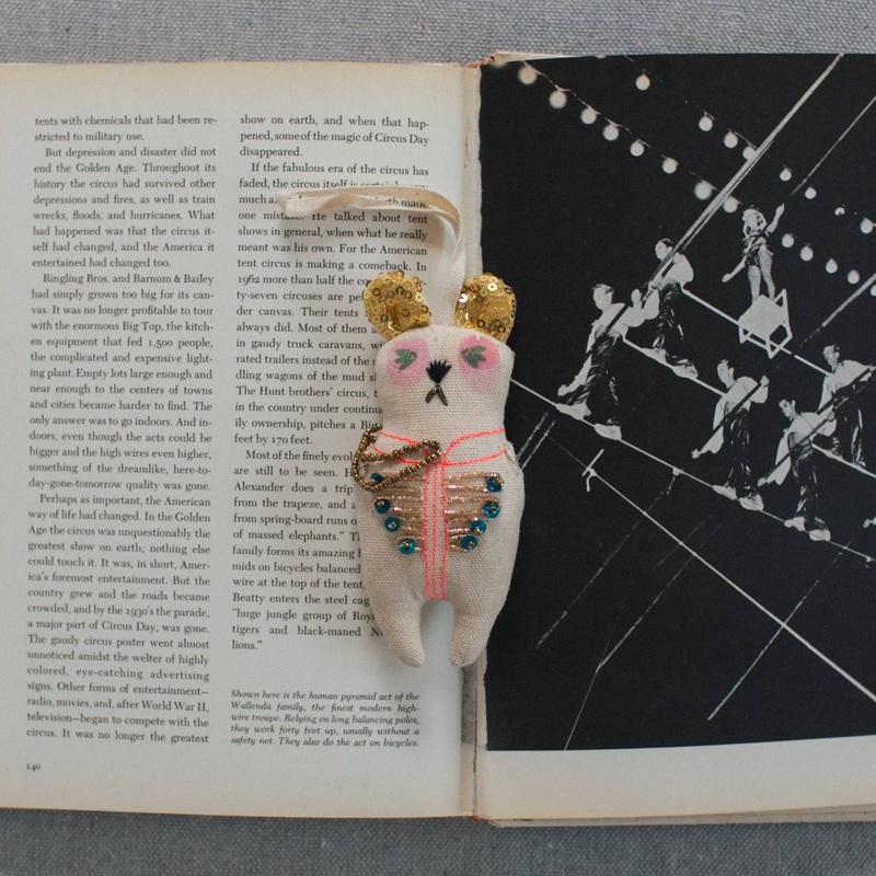 Sargent Pepper Bear Cotton-Filled Ornament