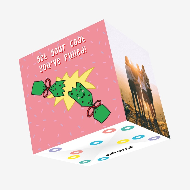 You've Pulled Christmas Confetti-exploding Greetings Card