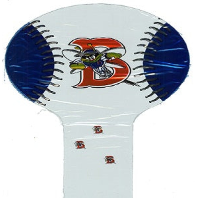 14" Air Filled Hammer Balloon Burlignton Bee's Baseball