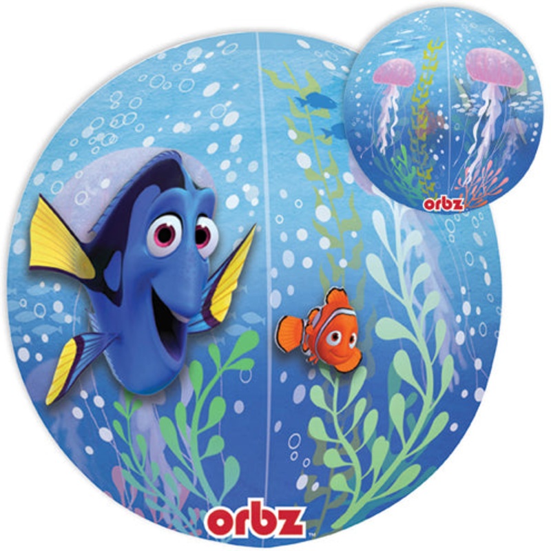 16" Jumbo Finding Dory Balloon Orbz Packaged
