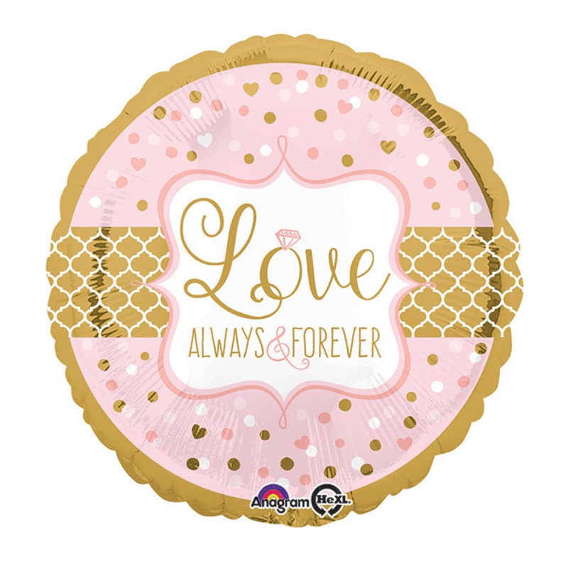 18" Always & Forever Balloon Packaged